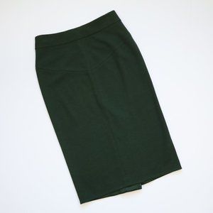 Diane Von Furstenberg Dark Green Pencil Skirt